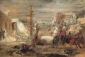 La mort offre des couronnes au vainqueur du tournoi symbolisme Gustave Moreau
